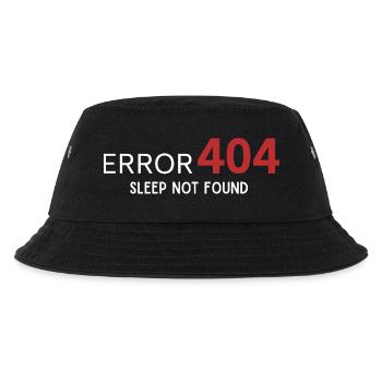 Fehler 404 Schlaf nicht gefunden – Muster für Entwickler - Kinder Bucket Hat - Schwarz - Vorne