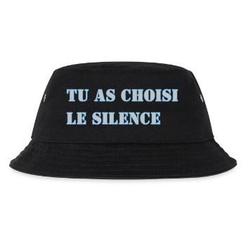 TU AS CHOISI LE SILENCE - Bob Enfant - noir - Devant