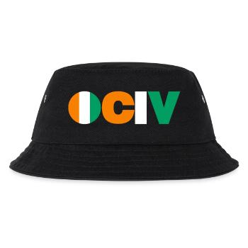 Elfenbeinküste - Kinder Bucket Hat - Schwarz - Vorne