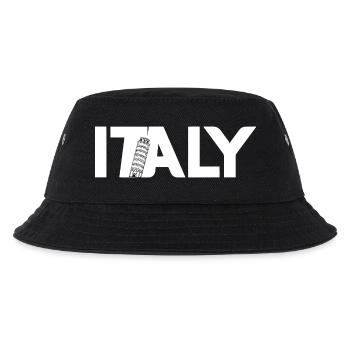 Italien Schiefer Turm von Pisa Italiener Italien - Kinder Bucket Hat - Schwarz - Vorne