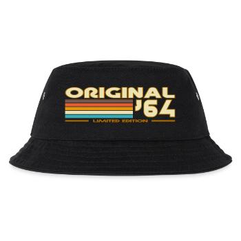 Originales 64 Retro Rainbow - Kinder Bucket Hat - Schwarz - Vorne