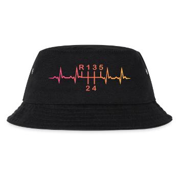 5-Gang-Schaltgetriebe Sunset Heartbeat - Kinder Bucket Hat - Schwarz - Vorne