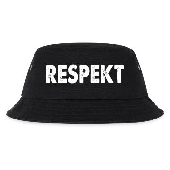 Respekt - Kinder Bucket Hat - Schwarz - Vorne
