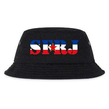 sfrj_flag - Kinder Bucket Hat - Schwarz - Vorne