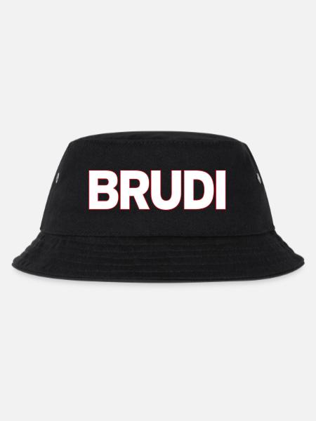 Brudi - Kinder Bucket Hat - Schwarz