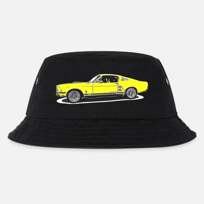Auto - Kinder Bucket Hat - Schwarz