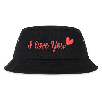 I LOVE YOU. MY LOVE. VIVE LES MARIES. EVJF - Bob Enfant - noir - Devant