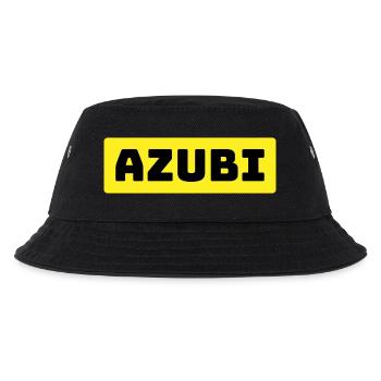 Azubi Tshirt yellow - Kinder Bucket Hat - Schwarz - Vorne