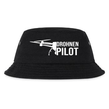 Drohnen Pilot - Kinder Bucket Hat - Schwarz - Vorne