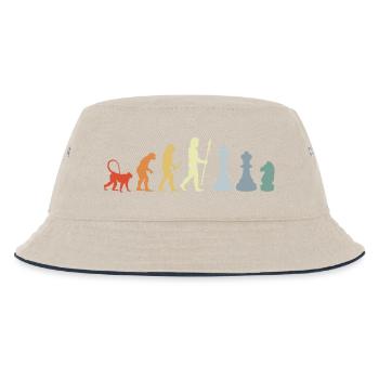 Chess Development - Kids’ Bucket Hat - ecru/navy - Front