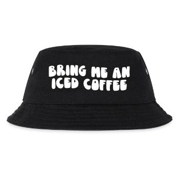 Bring Me an Iced Coffee - Kids’ Bucket Hat - black - Front