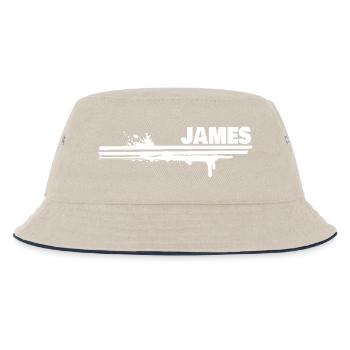 Touche de couleur James - Bob Enfant - blanc cassé/bleu marine - Devant