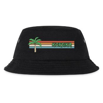 Urlaub Korsika - Kinder Bucket Hat - Schwarz - Vorne