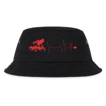 Dirt Track Racing - Kids’ Bucket Hat - black - Front