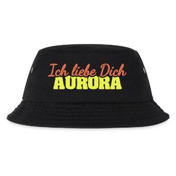 Liebe Aurora - Kinder Bucket Hat - Schwarz - Vorne
