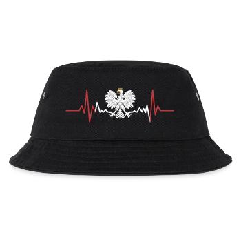 Crowned Eagle Heartbeat - Kids’ Bucket Hat - black - Front