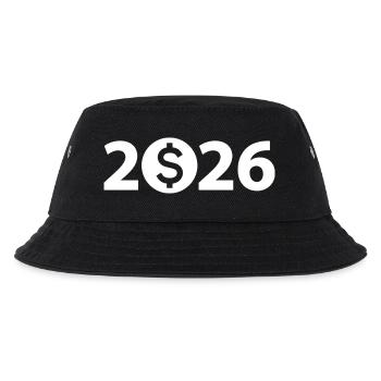 Dollar 2026, Billionaire, Millionaire, Profit - Kids’ Bucket Hat - black - Front