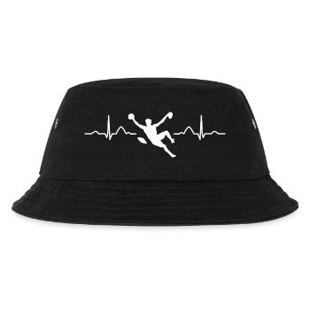 Boulderer heartbeat Bouldering Bouldering - Kids’ Bucket Hat - black - Front