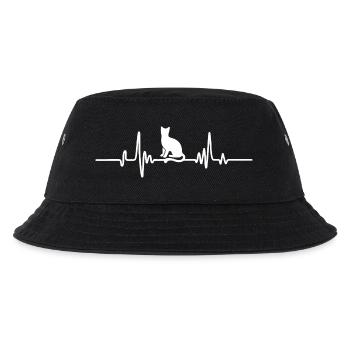 T-shirt chat battement de cœur chats chats chat - Bob Enfant - noir - Devant