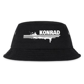Malerei Konrad - Kinder Bucket Hat - Schwarz - Vorne