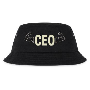 CEO Manager Design Self-employed and freelancers - Kids’ Bucket Hat - black - Front