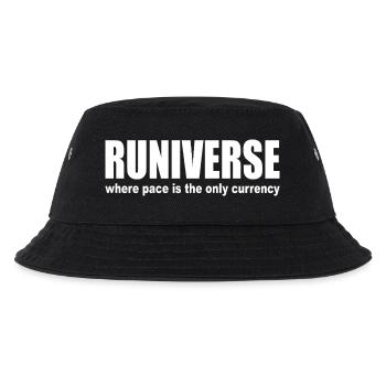 Runiverse Pace Is Currency Running is my Universe - Kids’ Bucket Hat - black - Front