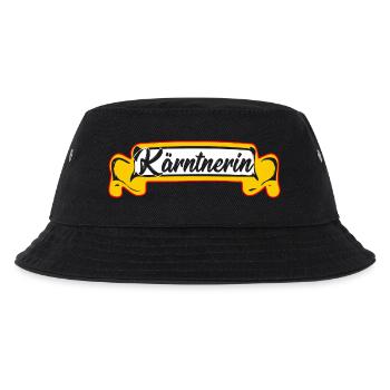 Kärntnerin Kärntner Kärnten Österreich Partnerlook - Kinder Bucket Hat - Schwarz - Vorne