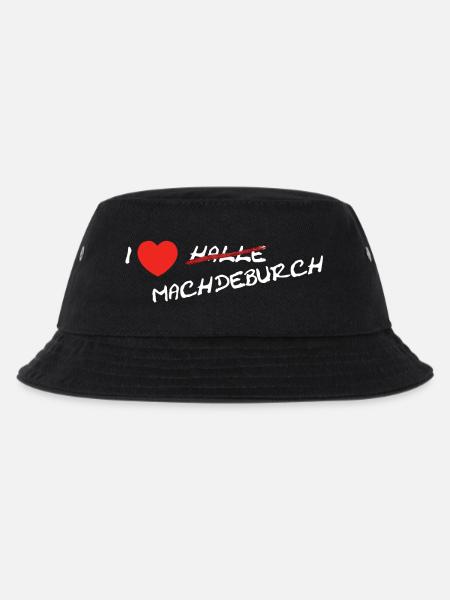 Magdeburg / Halle / Sachsen-Anhalt / Geschenk - Kinder Bucket Hat - Schwarz