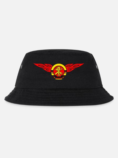 Car flames crest 3c - Kids’ Bucket Hat - black
