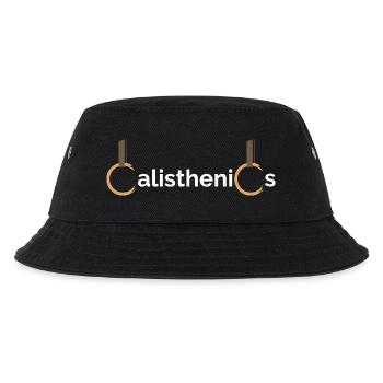 calisthenics rings rings fitness athlete team - Kids’ Bucket Hat - black - Front