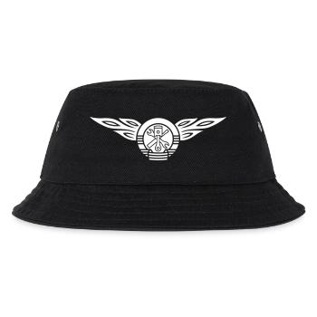 Car flames crest 1c - Kids’ Bucket Hat - black - Front