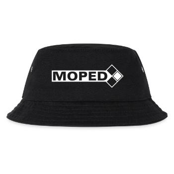 Moped Logo (1c) - Kinder Bucket Hat - Schwarz - Vorne