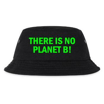 There is no planet B - Kinder Bucket Hat - Schwarz - Vorne
