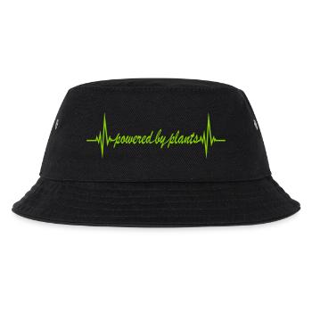 Powered by plants - Kids’ Bucket Hat - black - Front