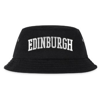 Edinburgh Varsity Bow Font - Kids’ Bucket Hat - black - Front