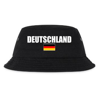 Deutschland - Kinder Bucket Hat - Schwarz - Vorne