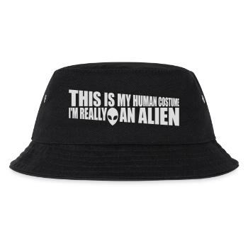 Citation extraterrestre de costume humain - Bob Enfant - noir - Devant