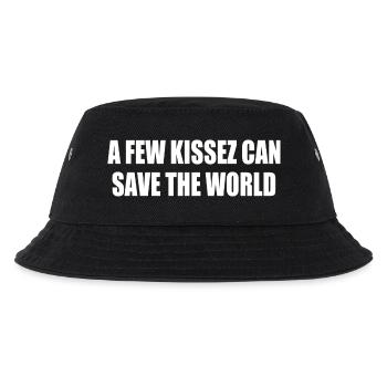a few kissez can save the world - Kids’ Bucket Hat - black - Front