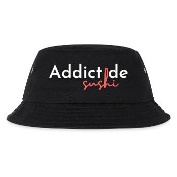 Süchtig nach Sushi - Kinder Bucket Hat - Schwarz - Vorne