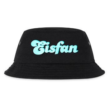Eis Fan Eiscreme süß Sommer Eiskrem Handschrift - Kinder Bucket Hat - Schwarz - Vorne