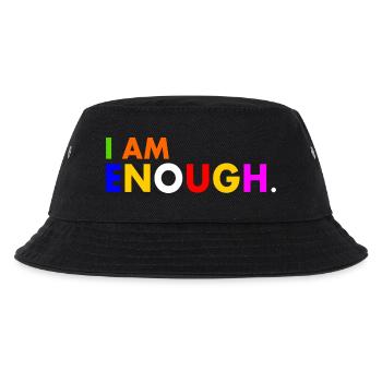 I am enough - Kids’ Bucket Hat - black - Front