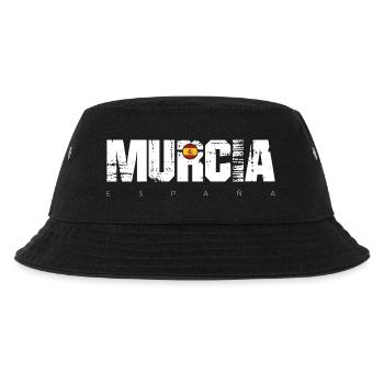 Murcia Spanien Distressed Text - Kinder Bucket Hat - Schwarz - Vorne