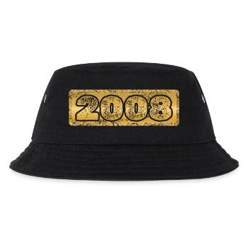 2008 - Kinder Bucket Hat - Schwarz - Vorne