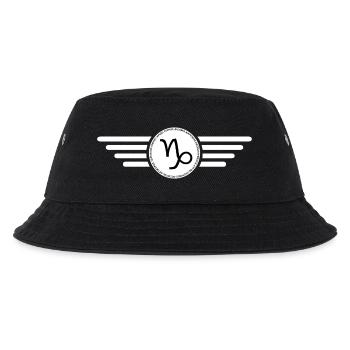 Zodiac sign Capricorn, exclusive t-shirt design - Kids’ Bucket Hat - black - Front