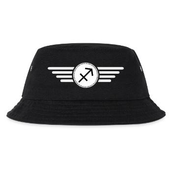 Signe du zodiaque Sagittaire, design exclusif de t-shirt - Bob Enfant - noir - Devant