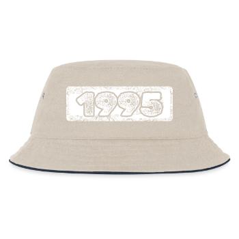 1995 - Kinder Bucket Hat - Natur/Navy - Vorne