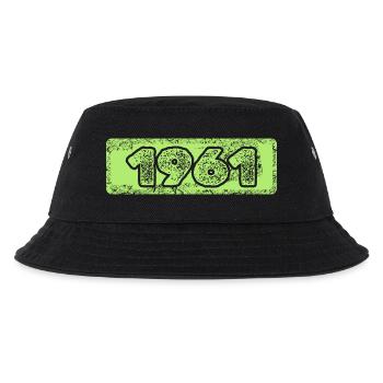 Zahl 1961 - Kinder Bucket Hat - Schwarz - Vorne
