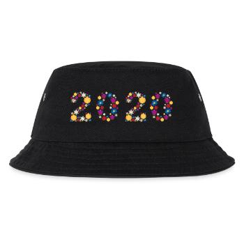 Flowers 2020 - Kinder Bucket Hat - Schwarz - Vorne