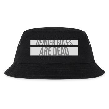 Gender Roles Are Dead Statement Freedom Saying - Kids’ Bucket Hat - black - Front