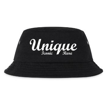 Unique_Iconic_Rare - Kinder Bucket Hat - Schwarz - Vorne